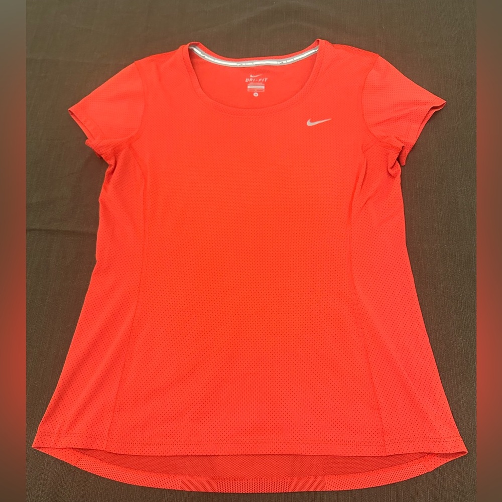 Nike Running women’s red shirtsleeve teeshirt. Size medium